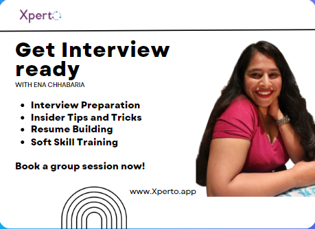 Get Interview ready with Ena Chhabaria Soft Skill Expert