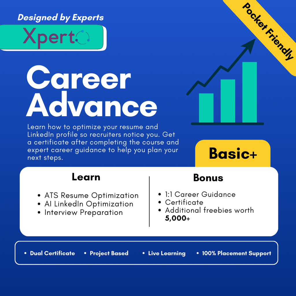 Career Advance | Pocket Friendly | Suitable After Beginner